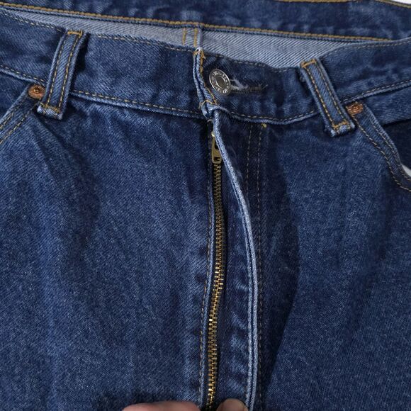 Levis 550 Relaxed Baggy Jeans 38x34 Mens High Rise Dark Wash Workwear Western - Picture 9 of 16